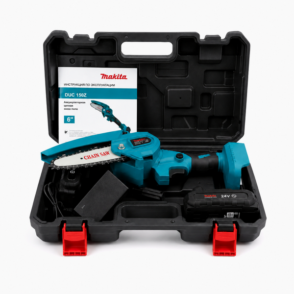 Акумуляторна ланцюгова мініпила KRAFFTEC Chain Saw, шина 6" NF-00008460 фото