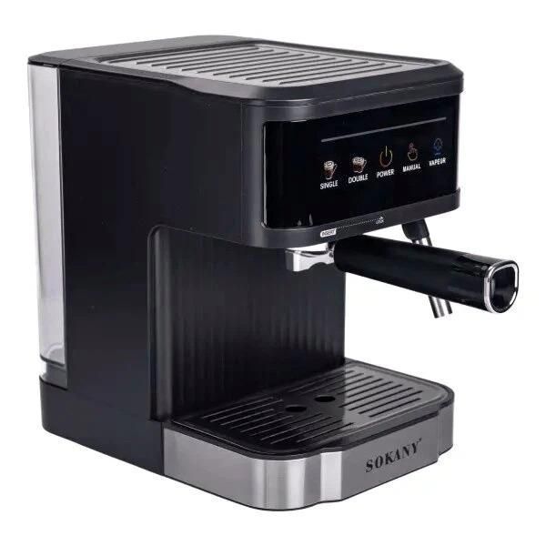 Кавоварка Sokany SK-04025 850 Вт, тиск 20 бар, бак 1.8 л + ПОДАРУНОК: Кава мелена 250г SK-04025 фото