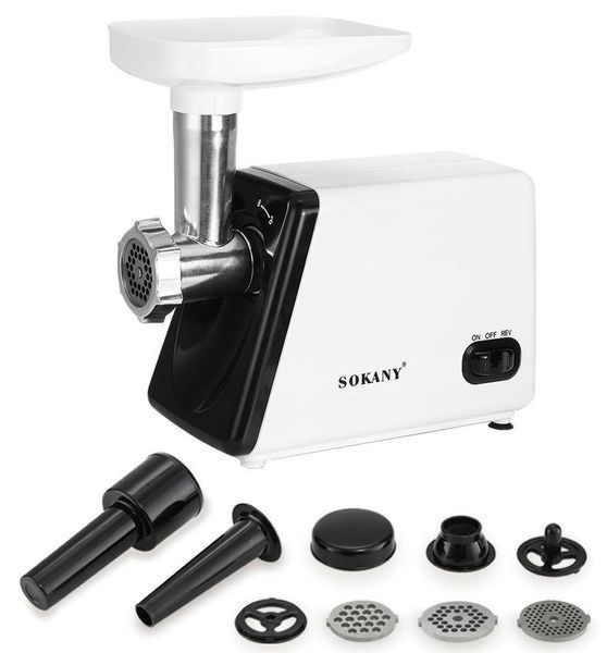 М'ясорубка Sokany SK-312 2500 Вт для ковбас та кеббе, реверс + ПОДАРУНОК: Кава мелена 250г SK-312 фото