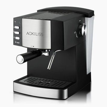 Ріжкова кавоварка Ackiliss ACL-113 15 бар для еспресо та капучино, 1.6 л ACL-113 фото