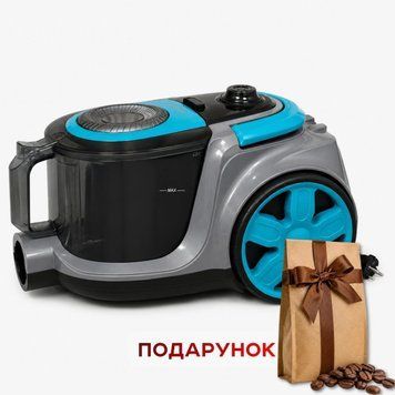 Потужний безмішковий пилосос Sokany SK-13087 4000 Вт для сухого прибирання килимів, 2.6 л + ПОДАРУНОК: Кава мелена 250 г SK-13087 фото