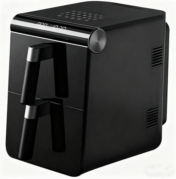 Аерофритюрниця Sokany SK-10084, 3400 Вт, 13 л (6,5+6,5 л), подвійна чаша + ПОДАРУНОК: Кава мелена 250г SK-10084 фото