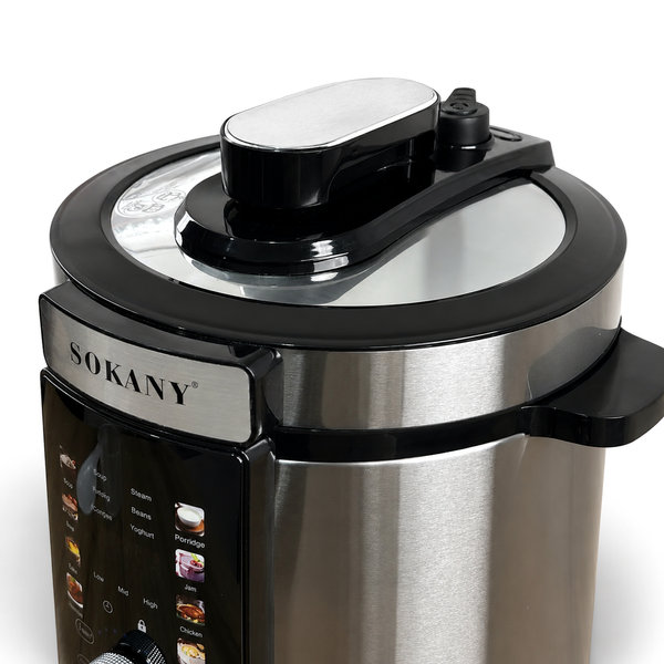 Мультиварка-скороварка Sokany SK-07043 7 л, 1500 Вт, антипригарна чаша + ПОДАРУНОК: Кава мелена 250 г SK-07043 фото